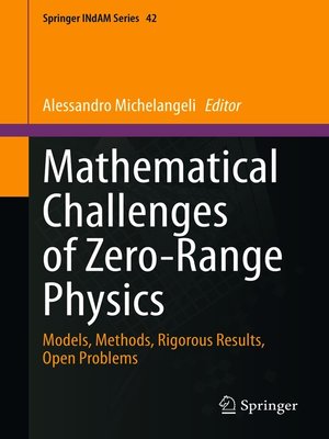 cover image of Mathematical Challenges of Zero-Range Physics